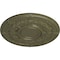 Ekena Millwork Dauphine Ceiling Medallion (Fits Canopies up to 13 1/4"), 33 7/8"OD x 1 3/8"P, Painted Turtle CM33DAPTF - alternate 3